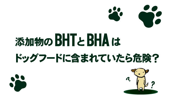 添加物のBHTとBHAはドッグフードに含まれていたら危険？